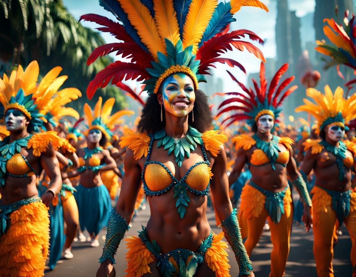 Brazilian Carnival Parade in Unreal Engine 5