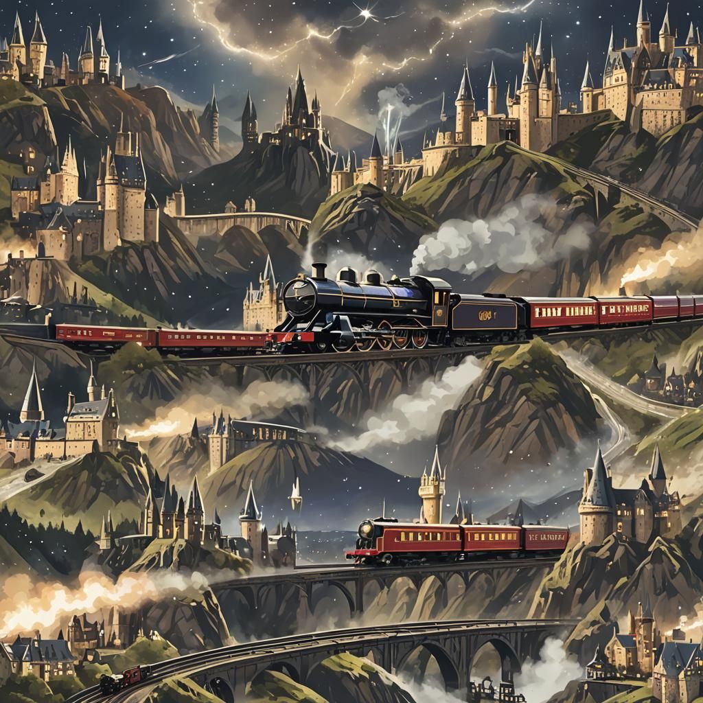 Hogwarts and Starlight Express Mashup