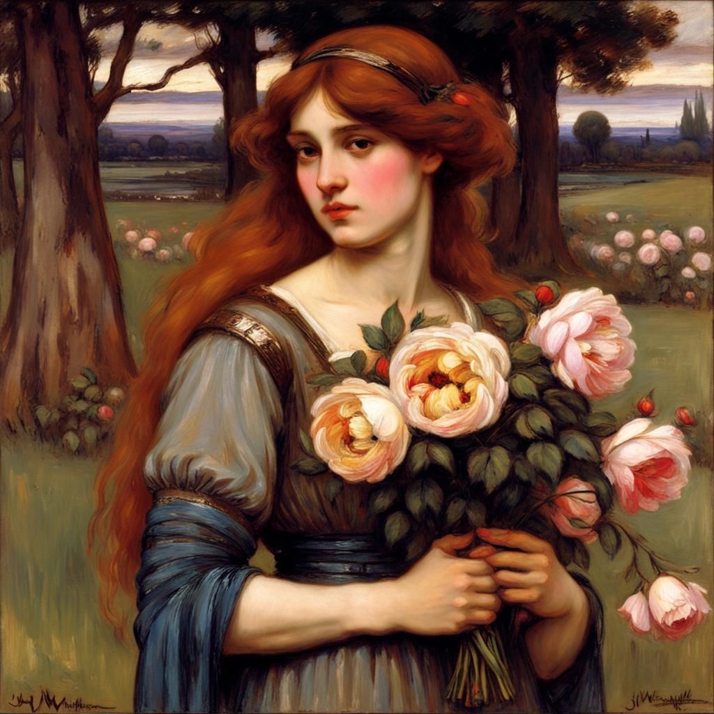 english roses jw waterhouse