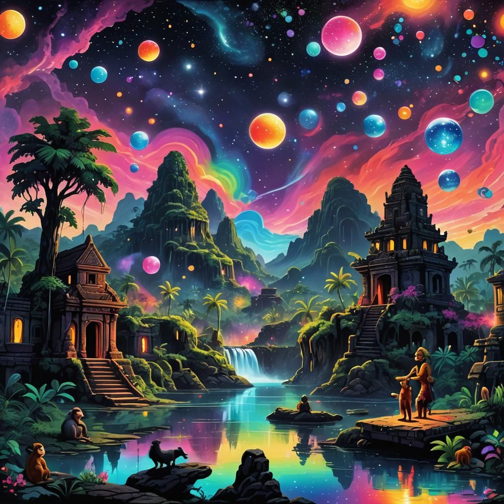 A lost tropical village .