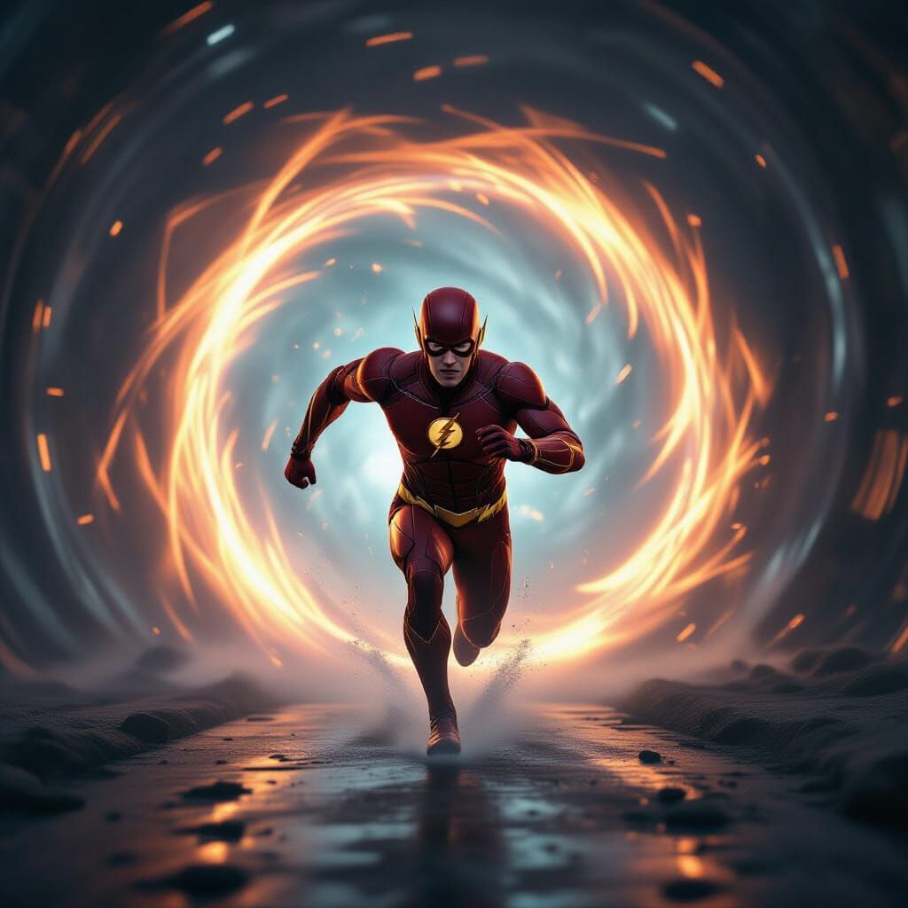 The Flash Races Through Time in Cinematic Style