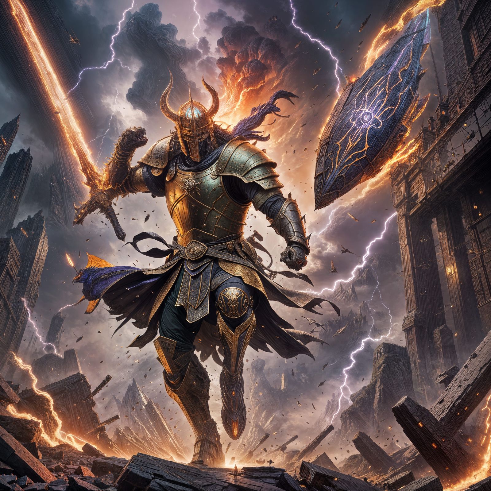 Fantastical Onomatopoeia: Big in Detailed Matte Painting