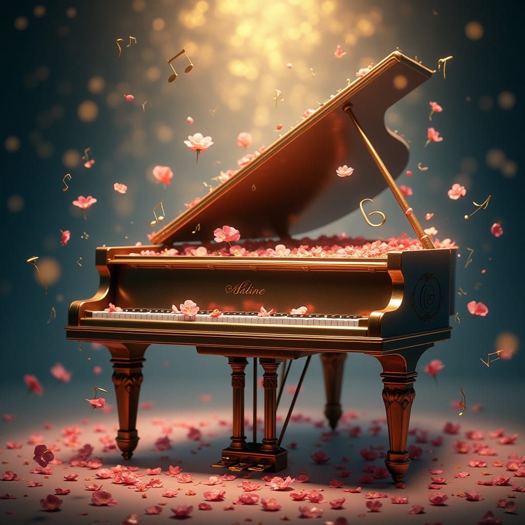 Grand Piano in Whispers of Magic