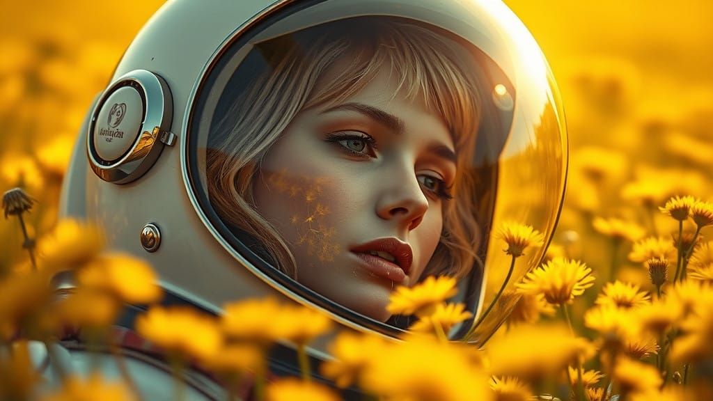 Woman in Spacesuit to avoid NSFW Filters from NightCafe 05