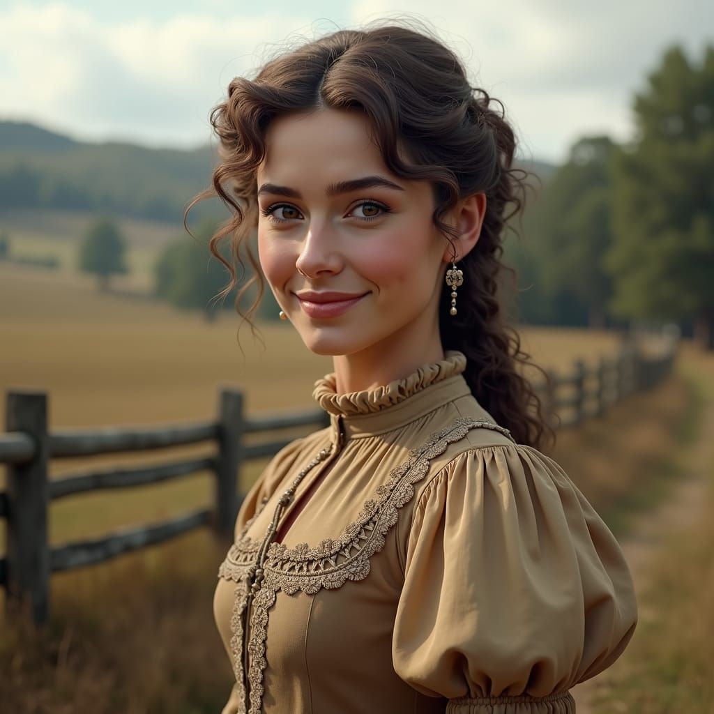 1887 American Portrait: A Photorealistic Fantasy Concept