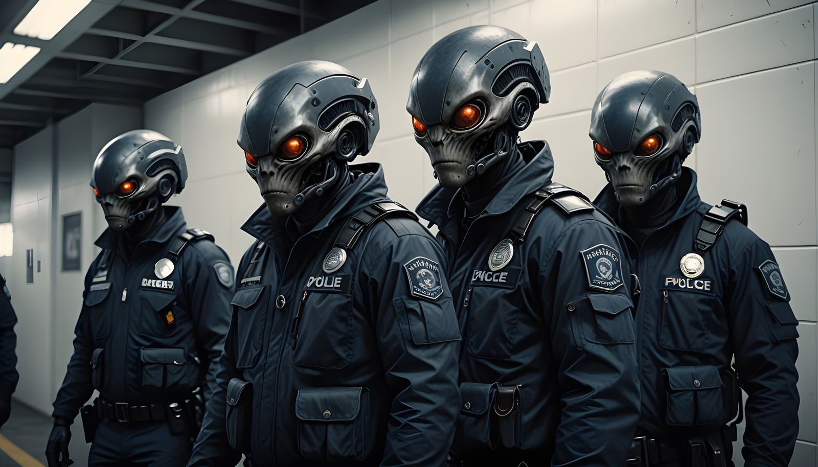 The Unusual Suspects Movie Poster in Hyperrealistic Style