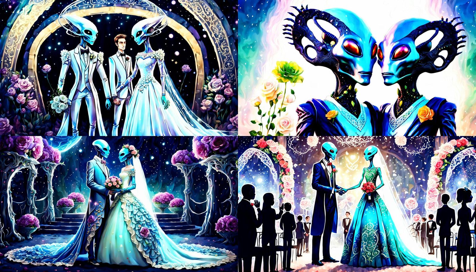 Alien Wedding: A Non-Humanoid Couple's Special Day