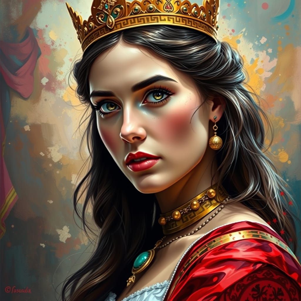 Leonor Princess of Spain in Hyperrealistic Art