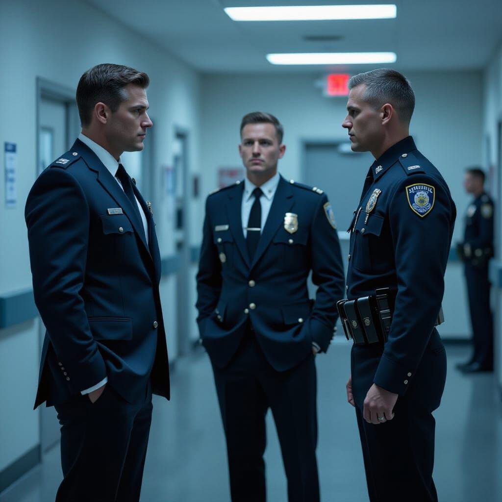 Police Station Conversation in a Gritty Style