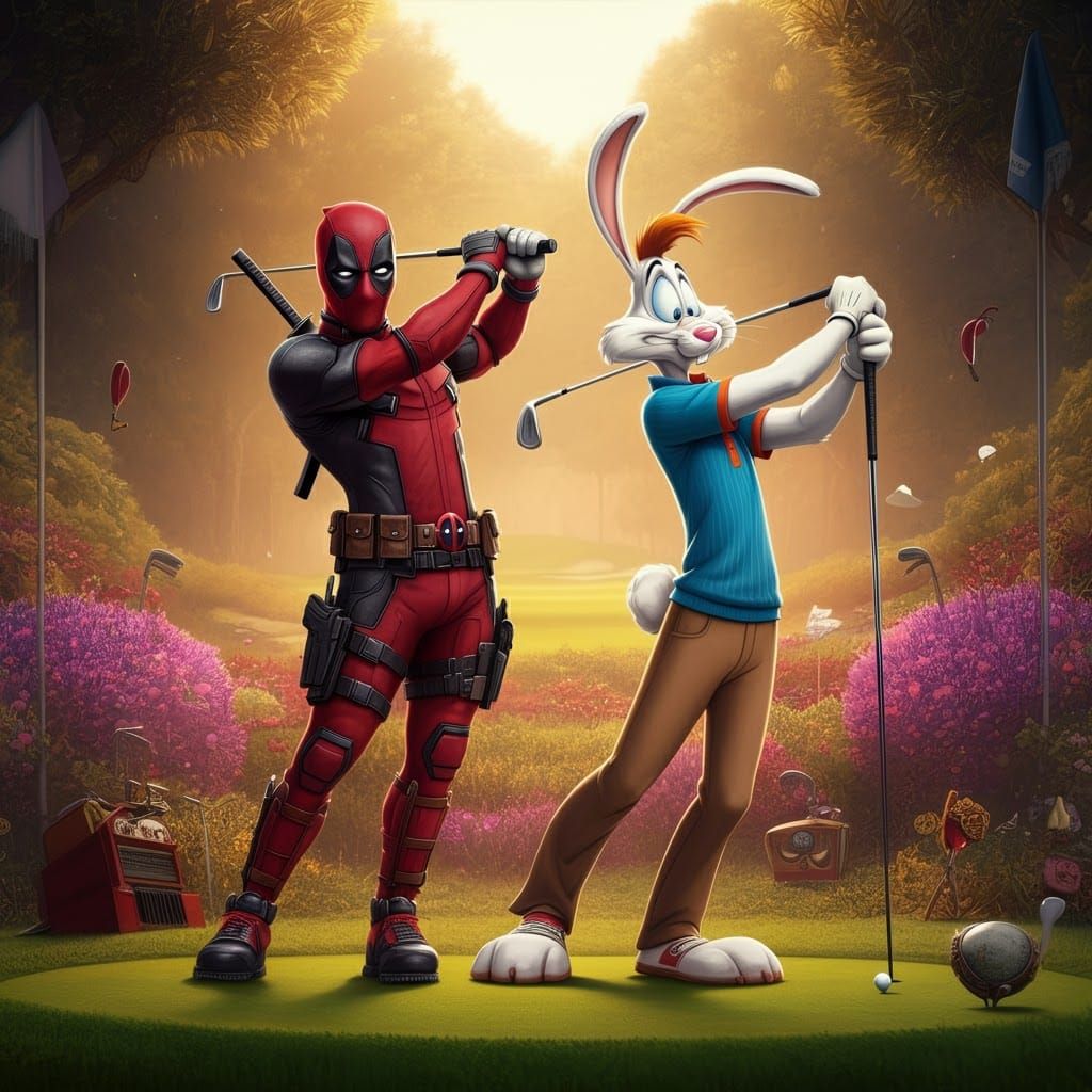 Deadpool and Roger Rabbit