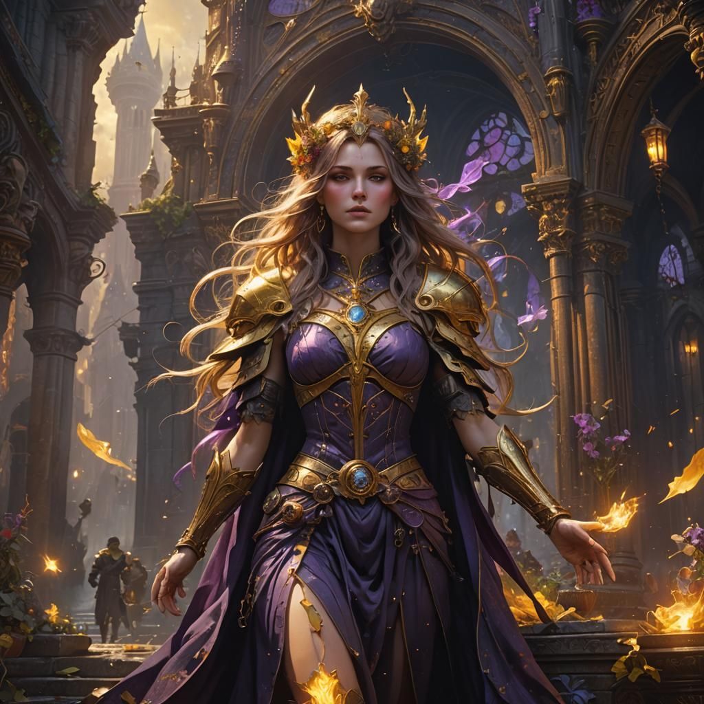 Dark Fantasy Concept Art in Deep Color