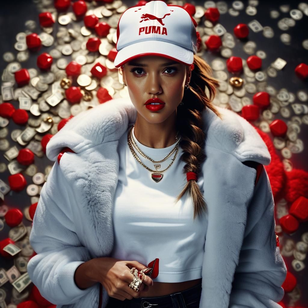 Jessica Alba in Opulent Film Noir Style