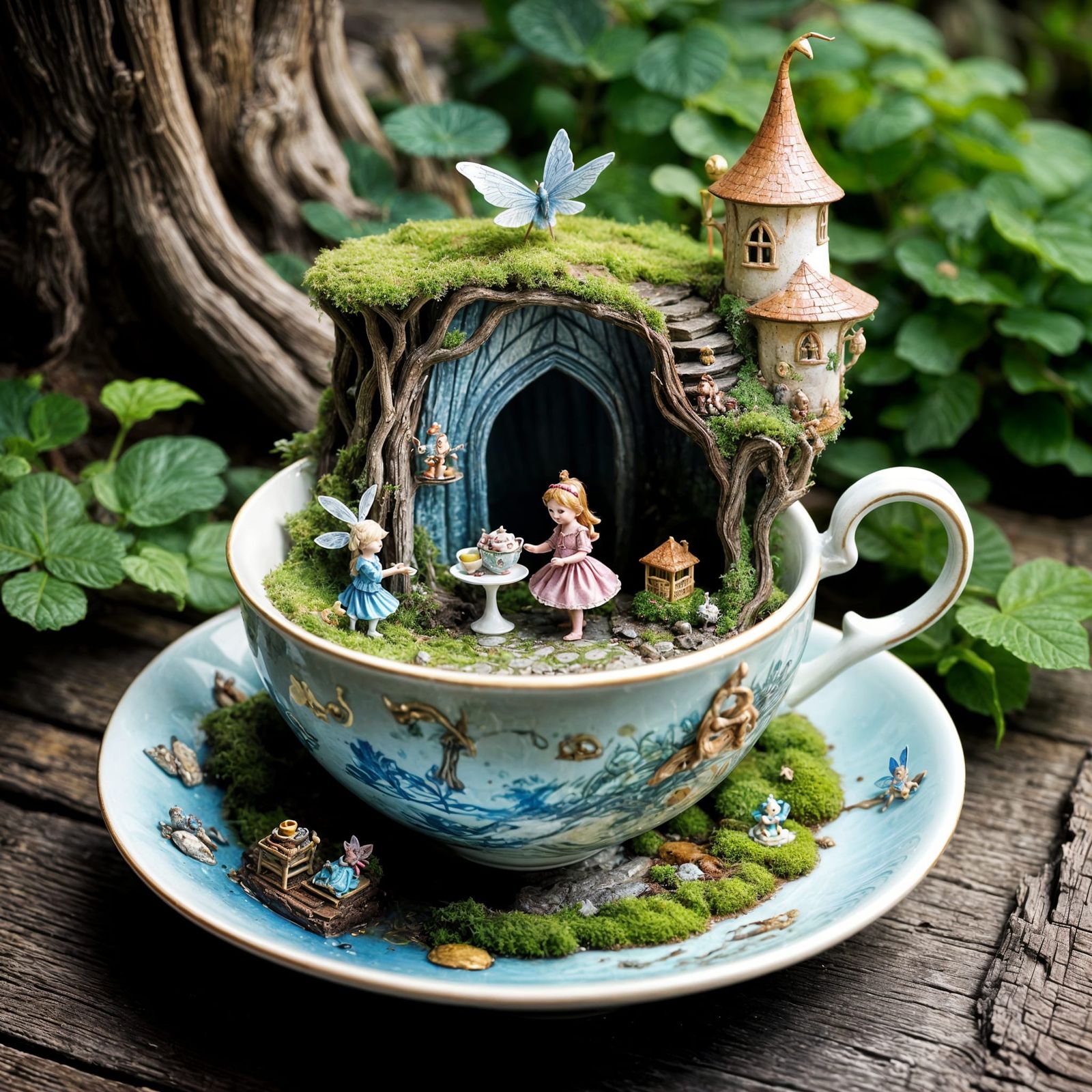 Fairy tea cup land.