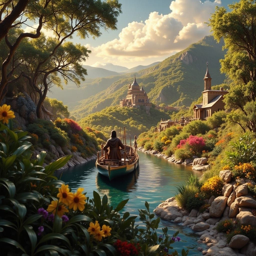 El Dorado Discovery by Conquistadors in South America