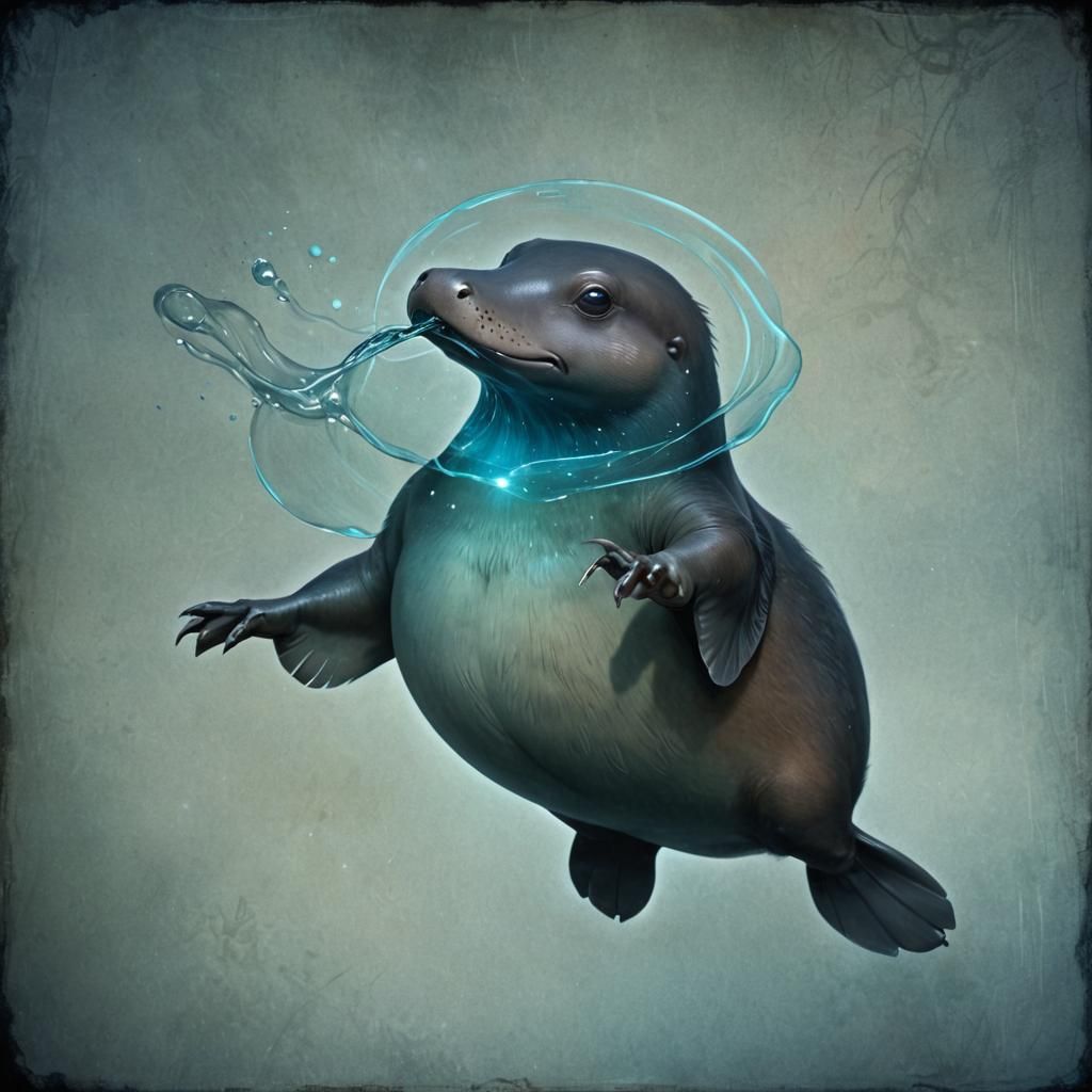ELECTROLITE GHOSTLY ETHEREAL Platypus dreamy grimdark cel-sh...