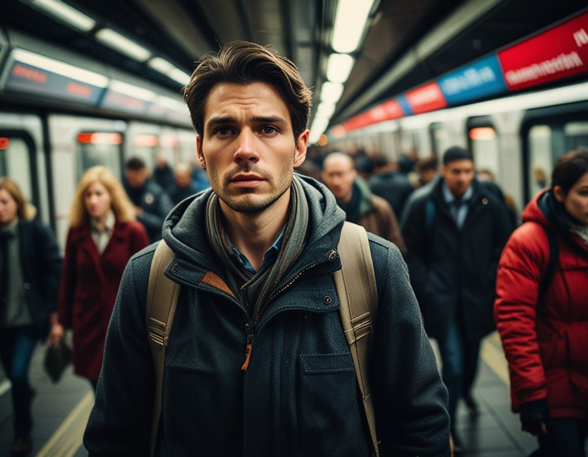 London Commute: Urban Grit in Cinematic Style