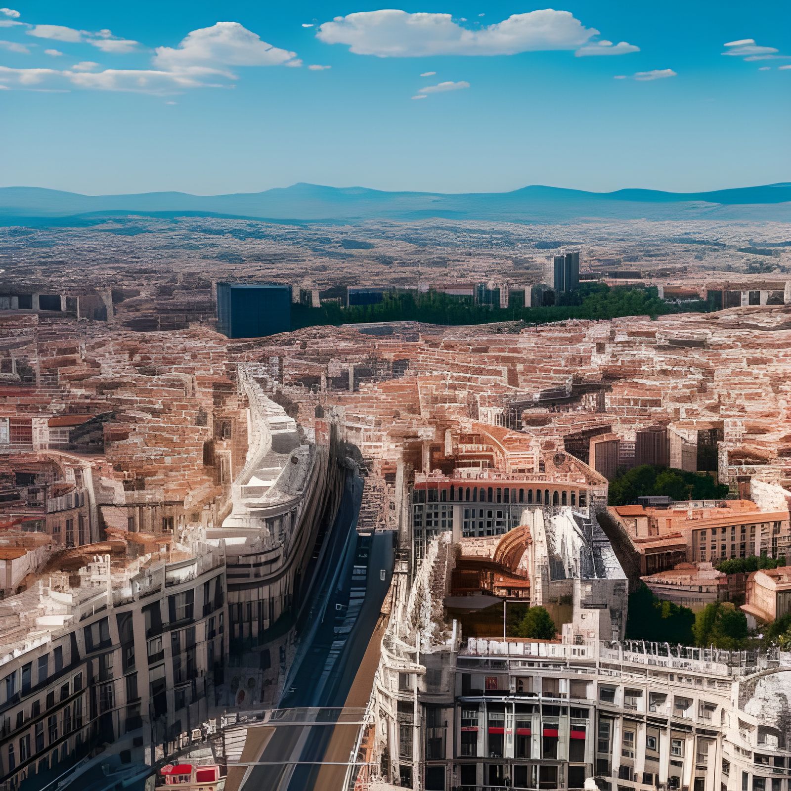 Madrid Bird's Eye View: Professional Photography