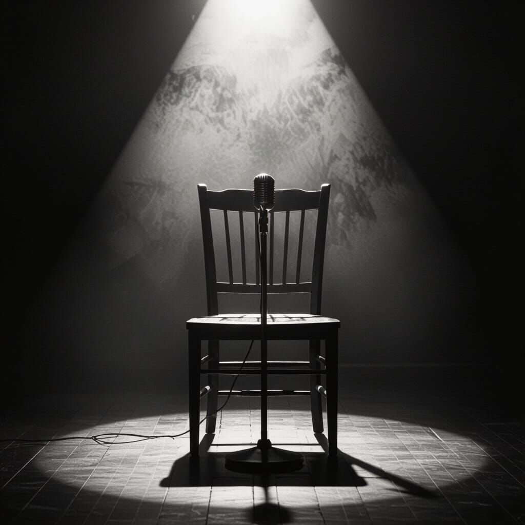 Noir Image: Silenced Voice, Empty Chair