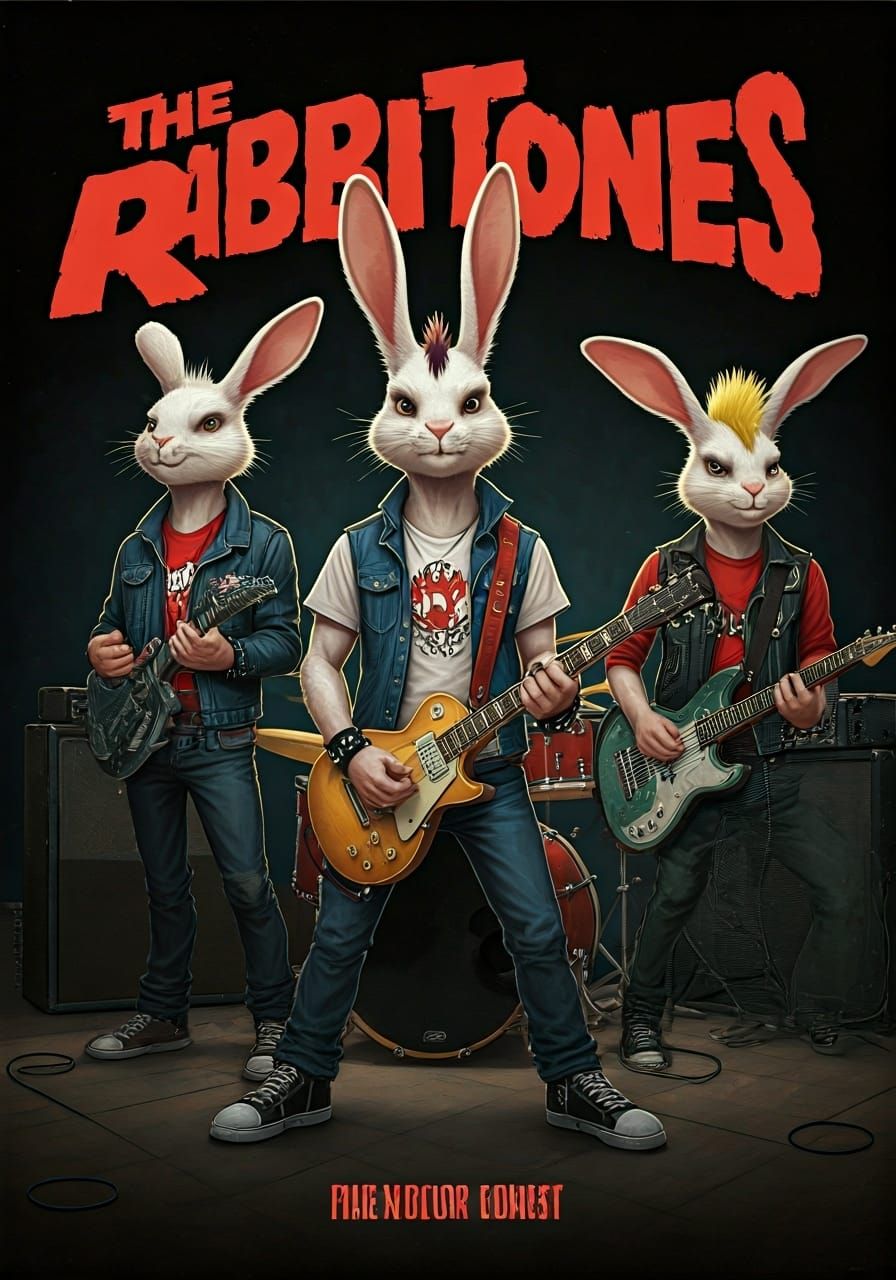 Punk Rock Rabbit Band Album Cover
