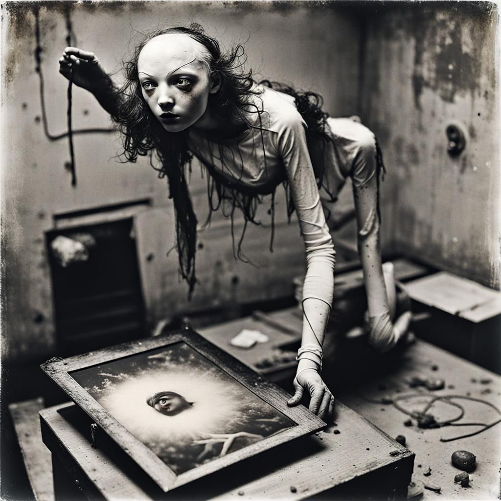 Dystopian Scarecrow in Surreal Photography Style