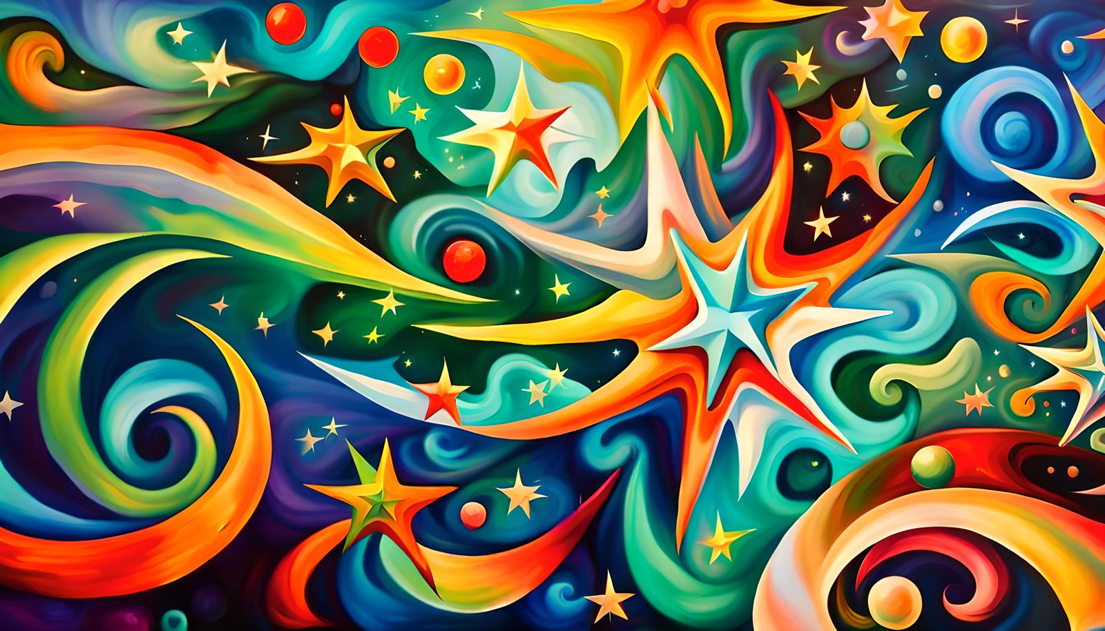 Iridescent Stars in Electromagnetic Plasma Maelstrom