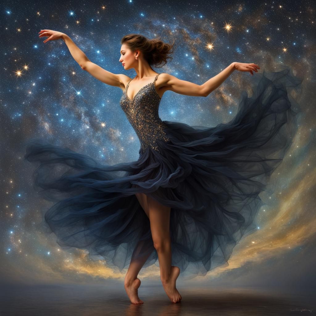 Timeless Beauty Dancing Among the Stars