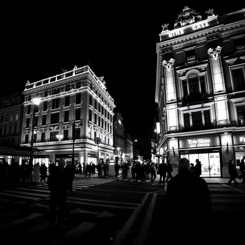 Elegant Black and White Fashion Photography