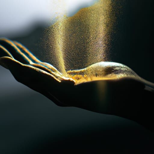 Ethereal Sand Release: A Cinematic Photography