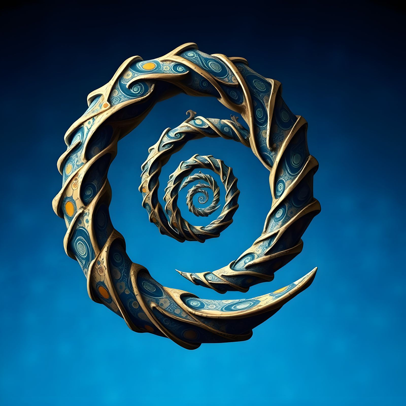 A Mysterious Spiral Formation