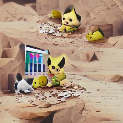 AI Image of the Pokemon Character Pichu