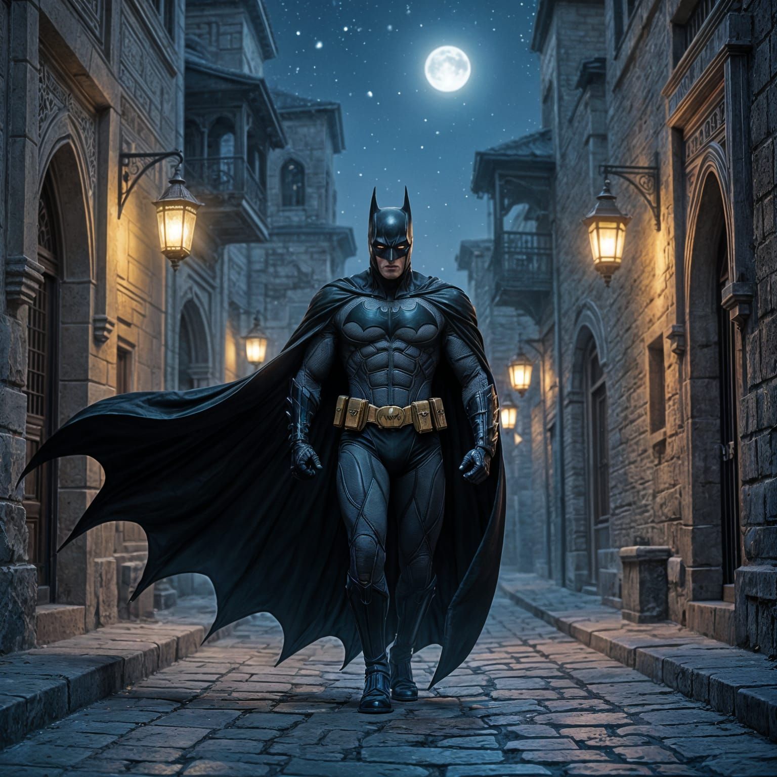 Batman in Arabian Nights, Oriental Style