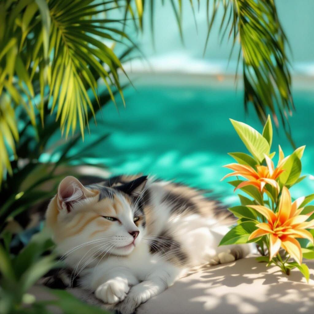 Minimalist Digital Artwork with Muted Colors