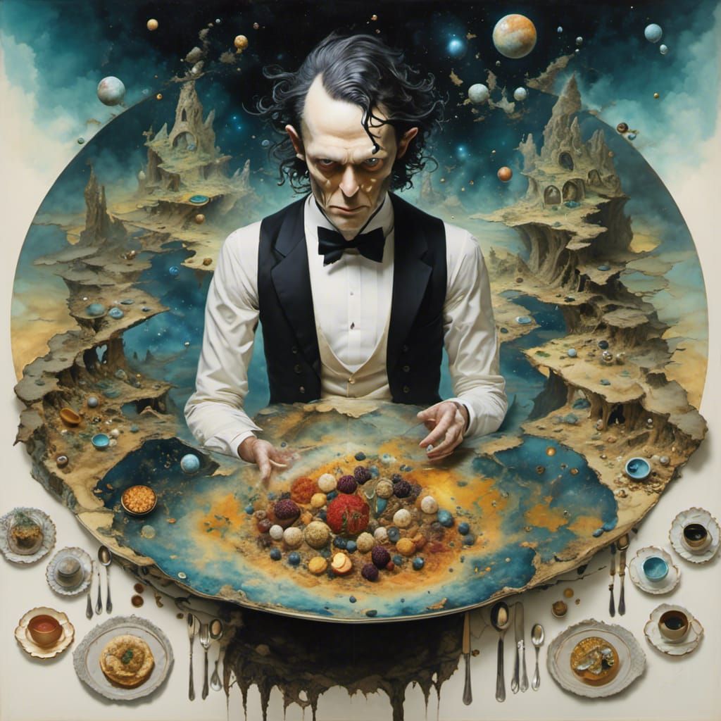 Gollum in Tuxedo Serves Fine Dining