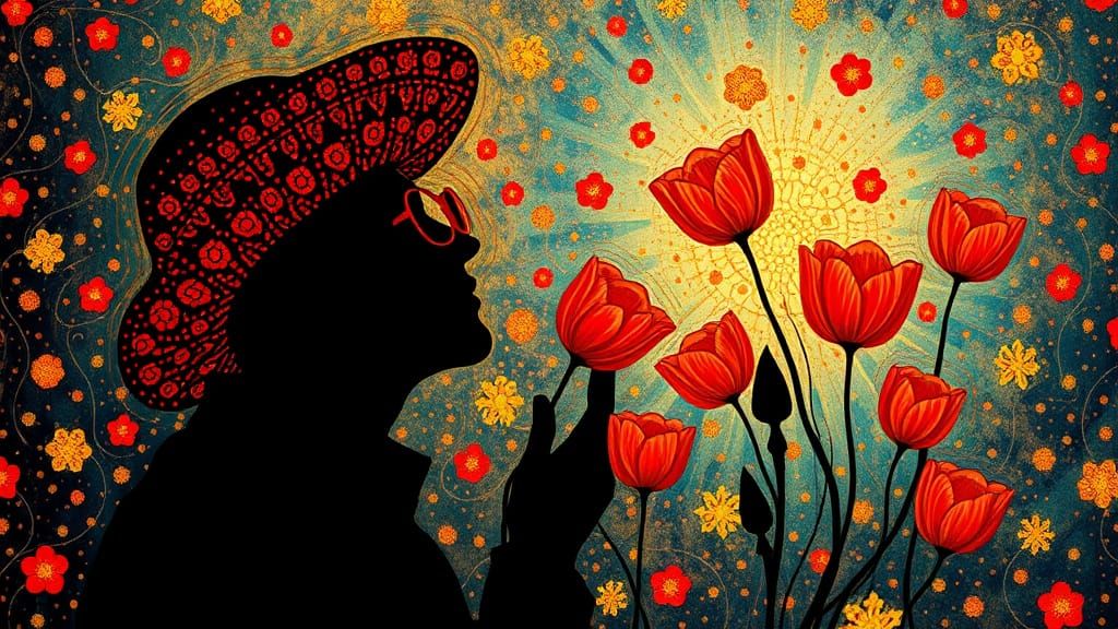 Ethereal Whispers of Blodeuwedd in Vibrant, Dreamlike Splend...