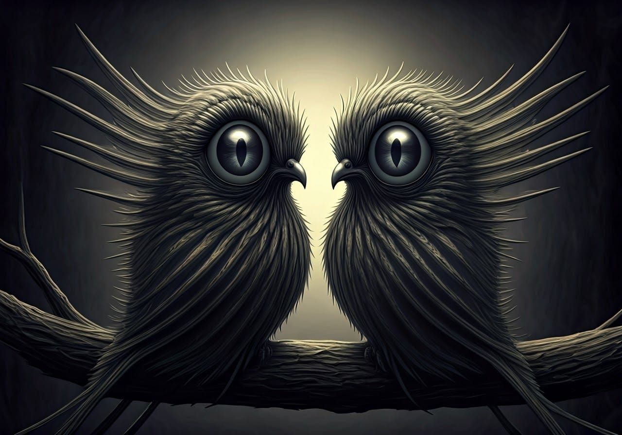 Surreal Transformation: Cemetery Embrace in 8K UHD