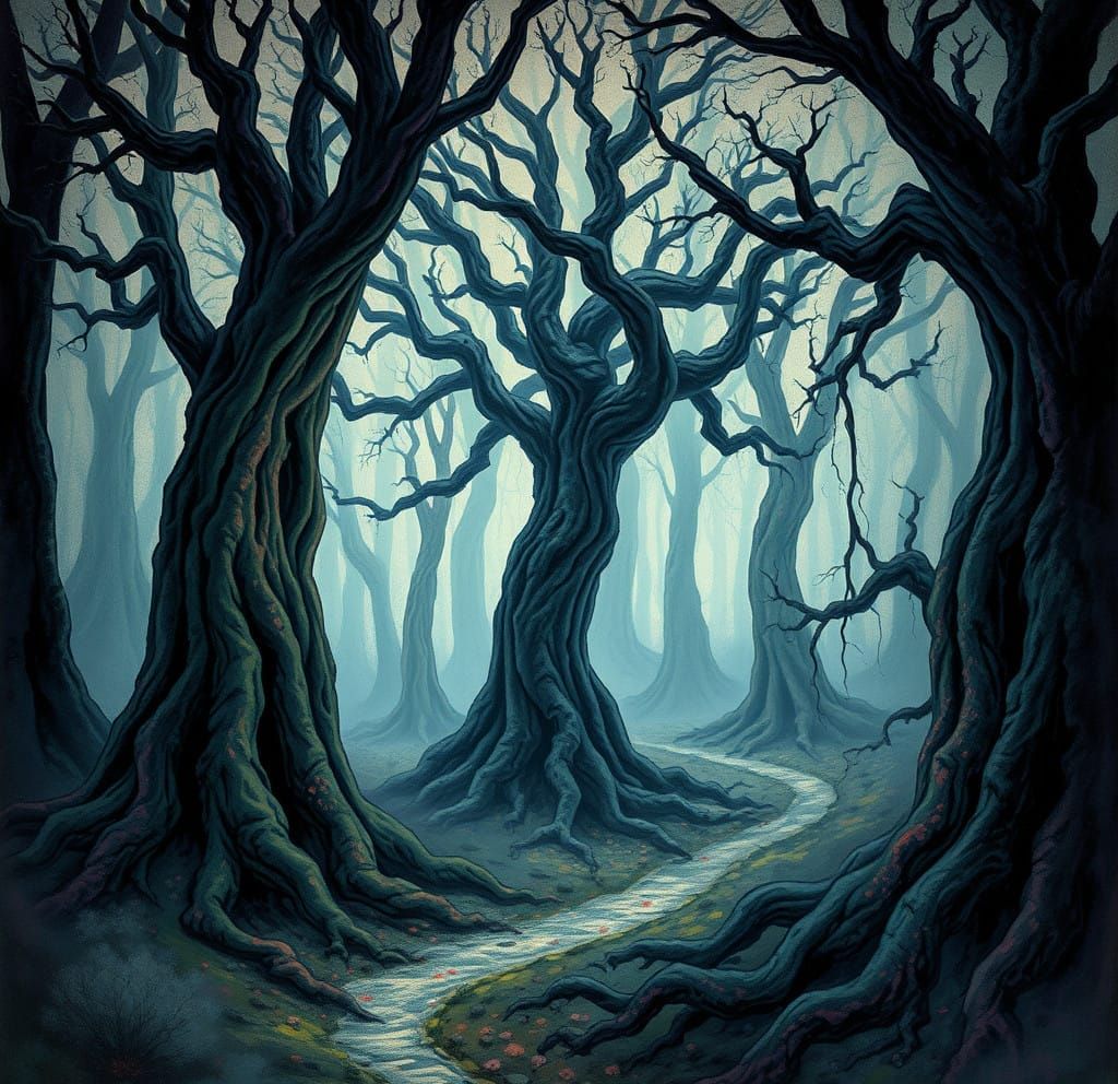 Artistic Mashup in Whimsical Watercolor