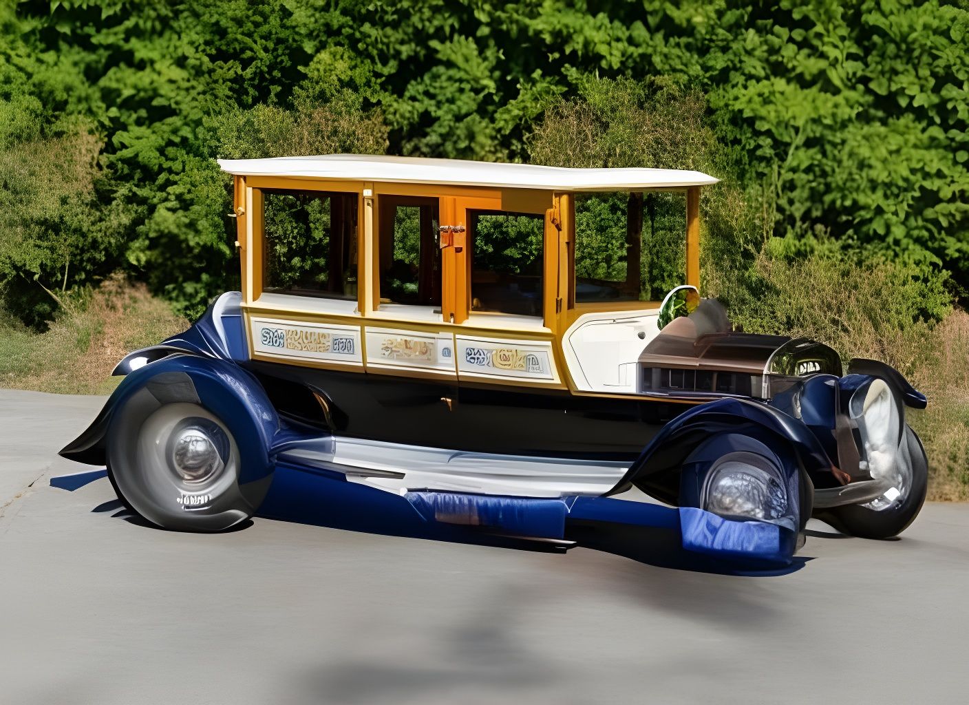 Holographic Crystal Rainbows in Abstract Cubism Style