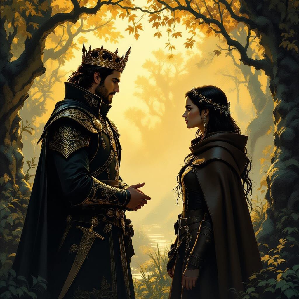 Mystical Forest Encounter: Crown Prince and Fugitive Healer