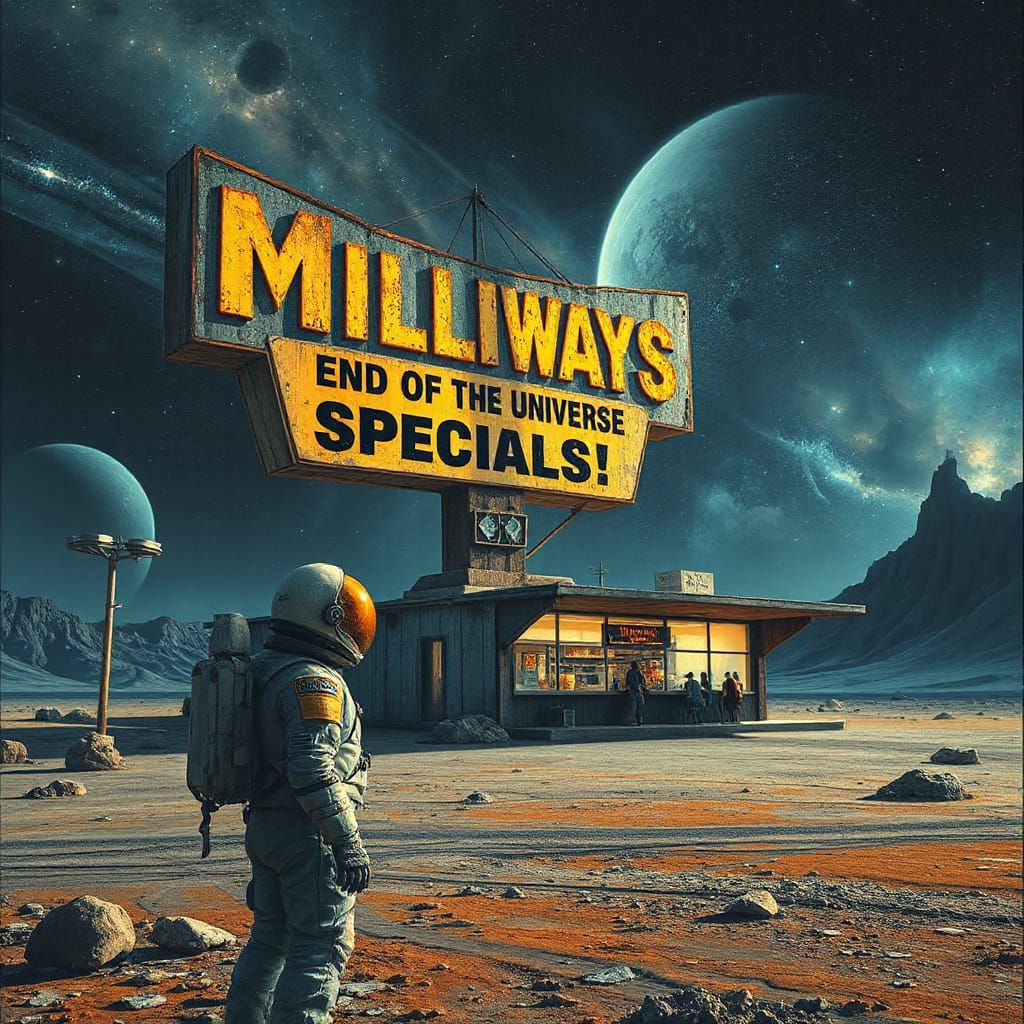 Cosmic Horror on a Desolate Alien Planet