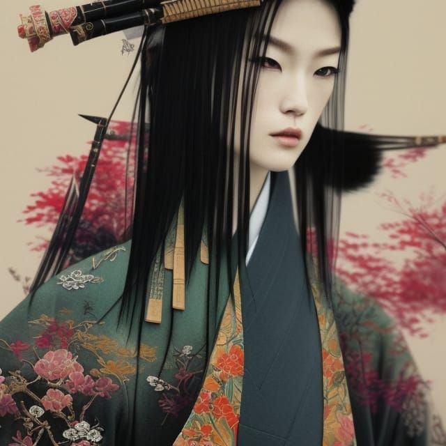 Old Japanese drawings by an unknown fashion designer