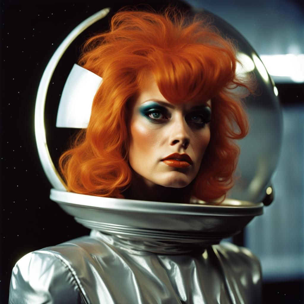 1980s Sci-Fi Glam Scene