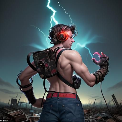 News of a mythical scrap metal component, the "Harmonic Oscillator," has reached the pulsating heart of the junkyard. Le...