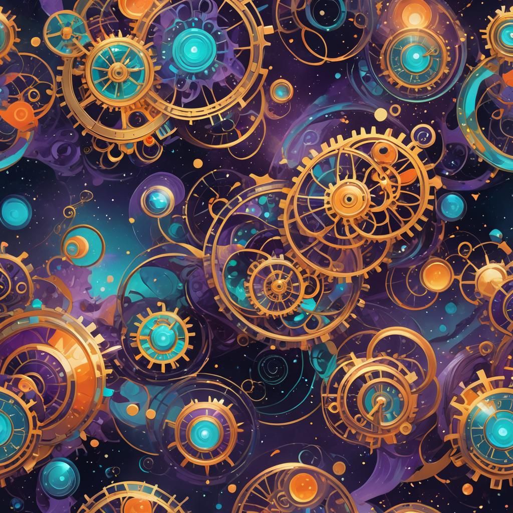 Clockwork Universe in Infinite Spirals of Time