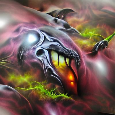 Detailed Soul Devourer Painting in 8k Resolution