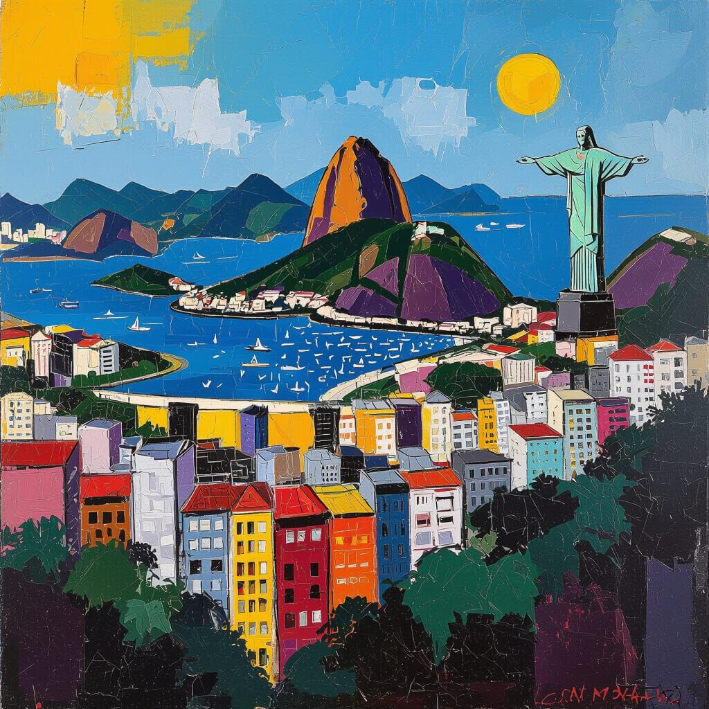 Rio de Janeiro Cityscape: Impressionist Street Photography