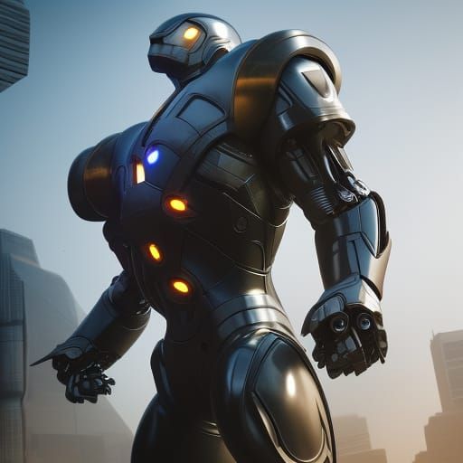 The Avengers as Intricate Sci-Fi Mechs