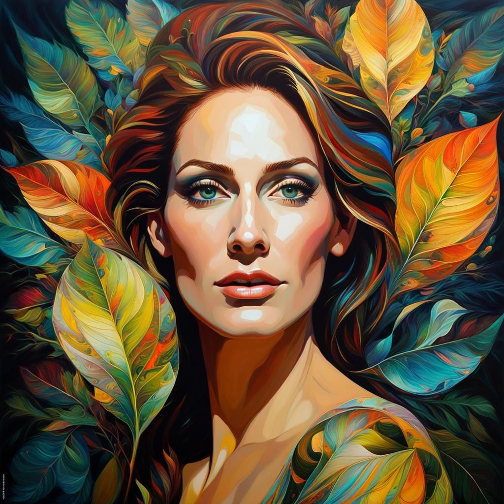 Portrait similar to Julia Roberts