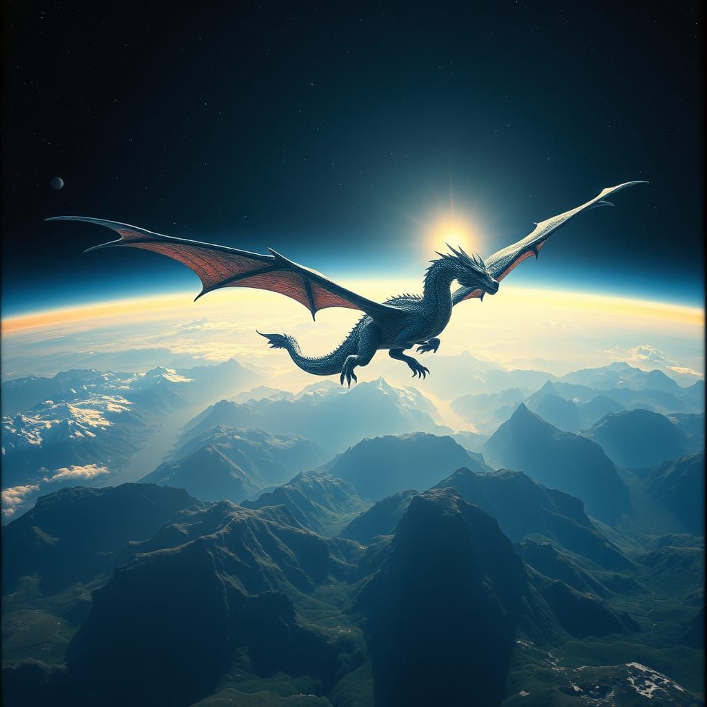 Stardust Dragon Shines Across Cinematic Cosmos