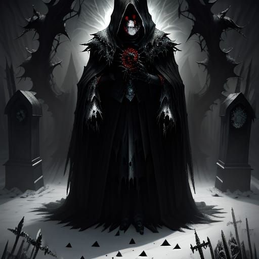 Undead Zombies Sing Carols in Snowy Graveyard