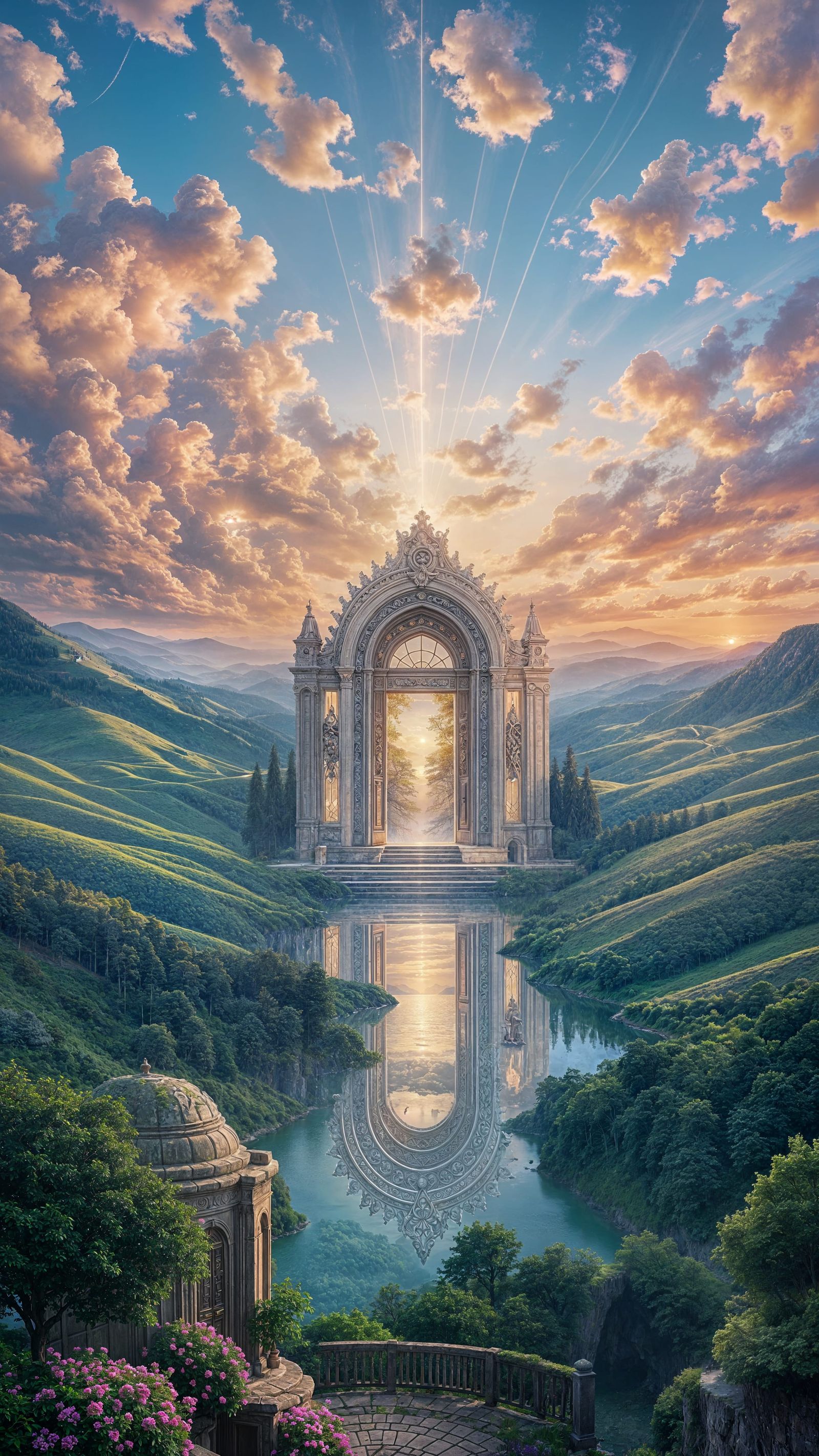 A Gateway to Paradise in Ethereal Beauty